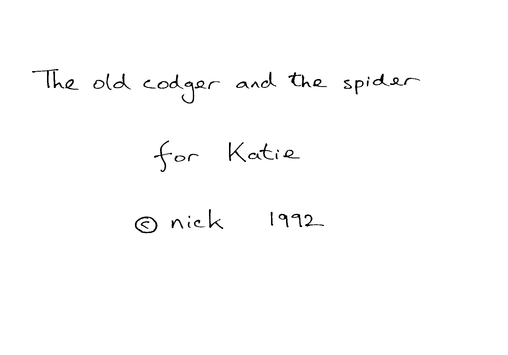 The old codger and the spider 8