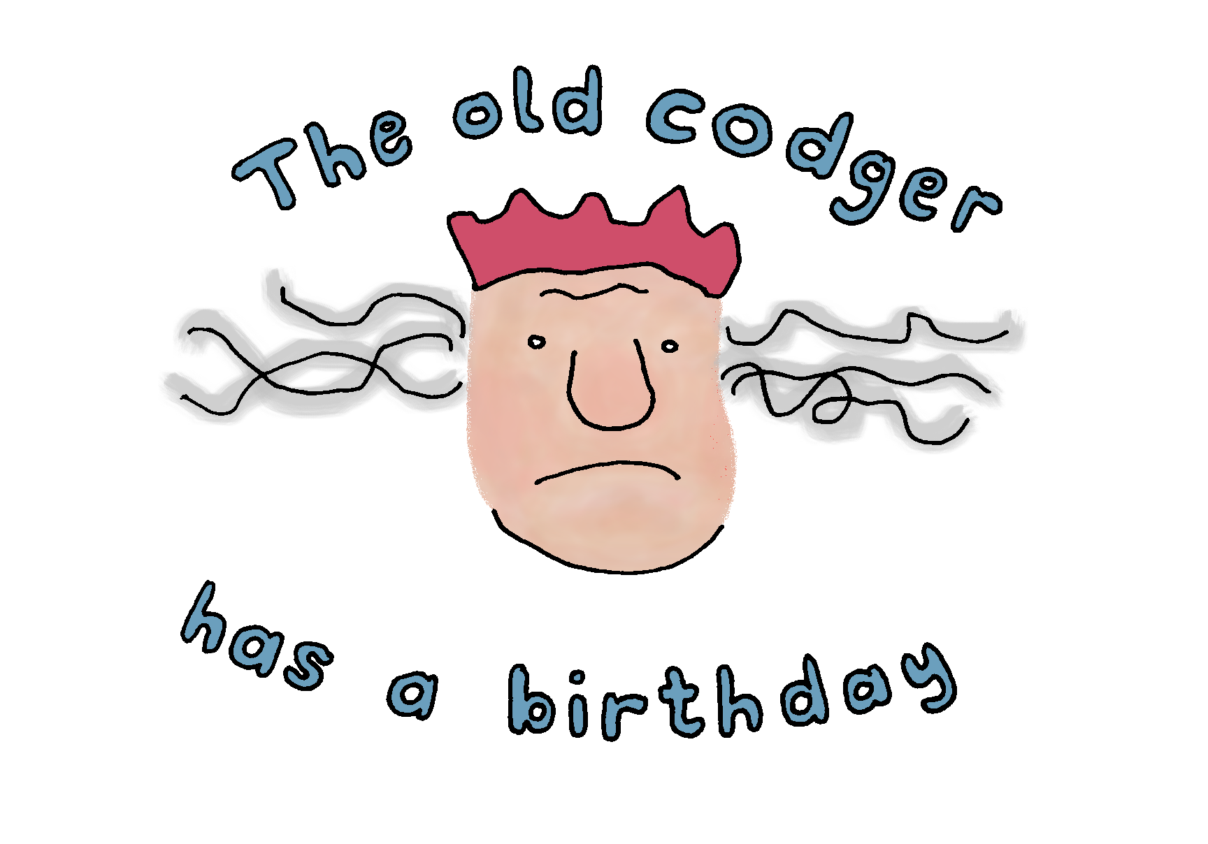 The old codger has a birthday 1