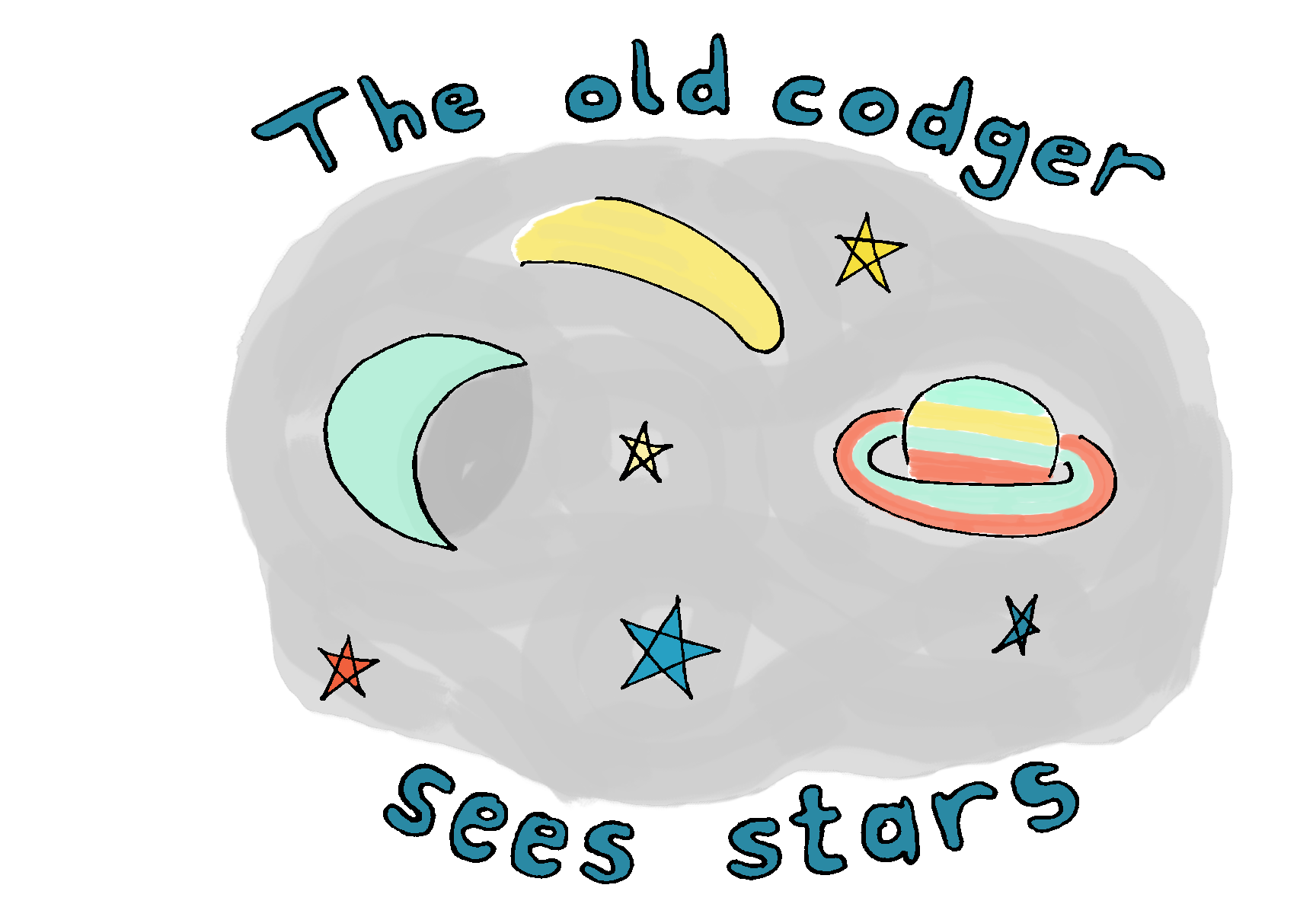 The old codger sees stars 1