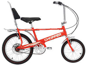 Chopper bicycle motif