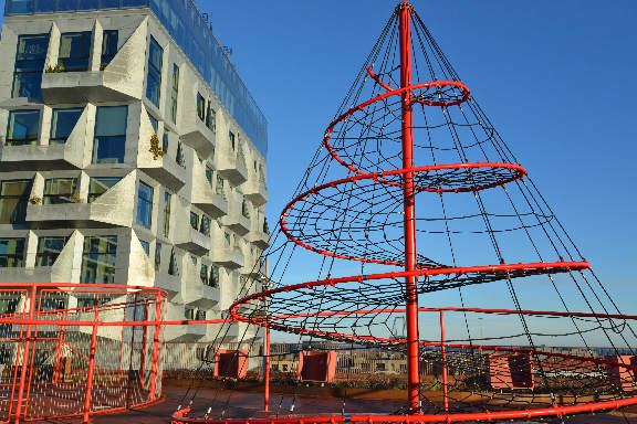 Østerbro walking tour - Rooftop exercise park